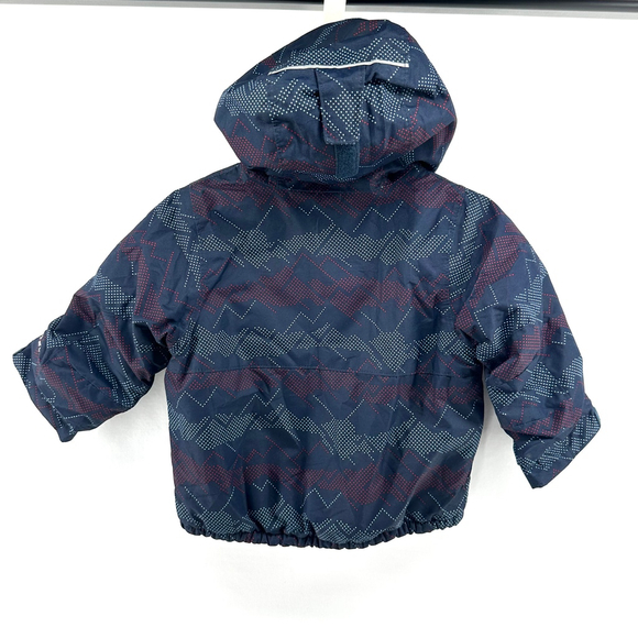COLUMBIA Puffer Coat INSULATED Reflective SKI Zip Snow Jacket BOYS 2T Toddler - Picture 7 of 11